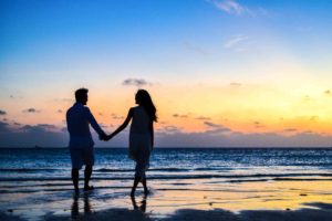 Couple on beach