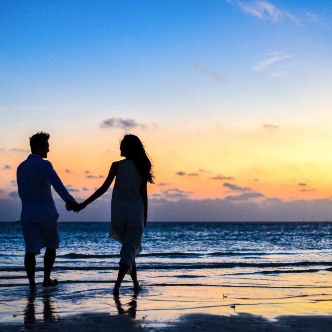 Couple on beach